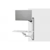 Suporte de parede DIGITUS Workstation (Monitor. Teclado. Rato) 32 polegadas. 8 kg. VESA 75x75/100x100. Branco/Preto