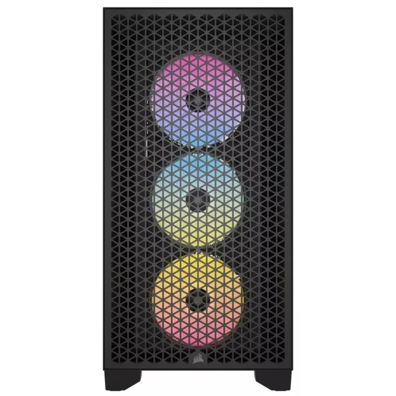 Caixa de PC mid-tower CORSAIR - 3000d RGB Airflow - Preto
