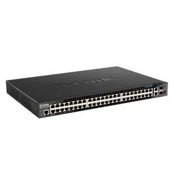 D-Link DGS-1520-52MP Managed L3 Gigabit Ethernet (10/100/1000) Power over Ethernet (PoE) 1U Preto