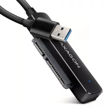 Placa de interface Axagon ADSA-FP2A USB 3.2 Gen 1 SATA Conector macho Preto