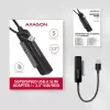 Placa de interface Axagon ADSA-FP2A USB 3.2 Gen 1 SATA Conector macho Preto