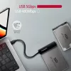 Axagon ADSA-FP2C USB-C 5Gbps - SATA 6G, 2.5 SSD/HDD SLIM Adaptador - Adaptador - Placas/Adaptadores de interface digital/dados