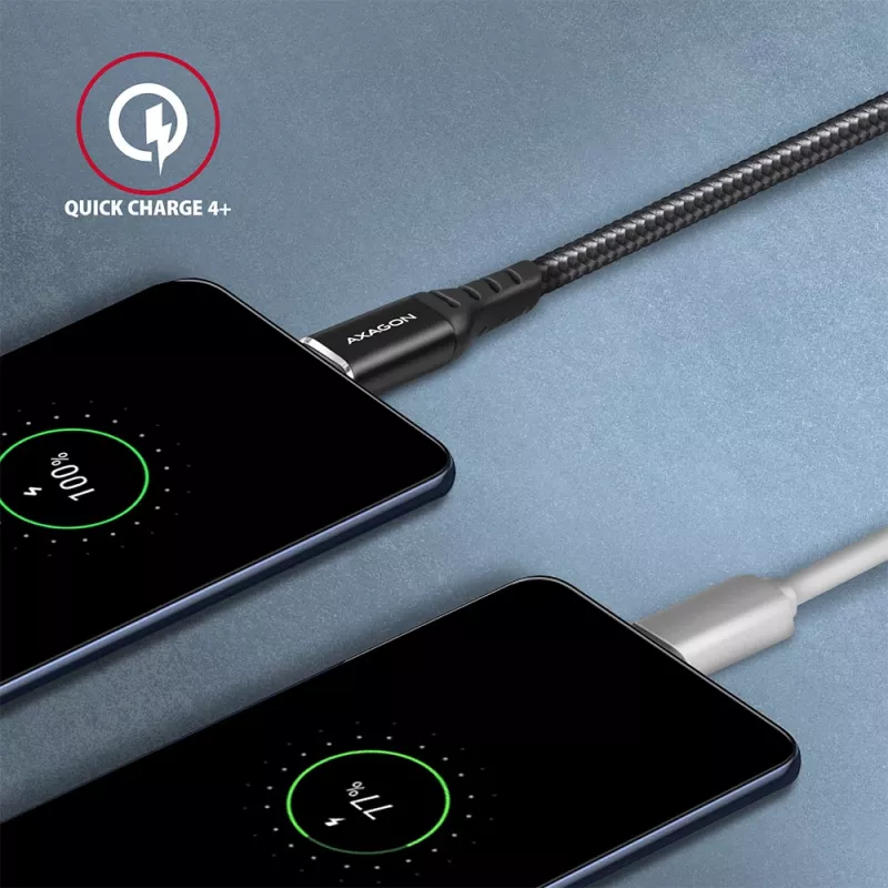 Cabo USB Axagon BUCM-CM10AB 1m USB 2.0 USB C Preto