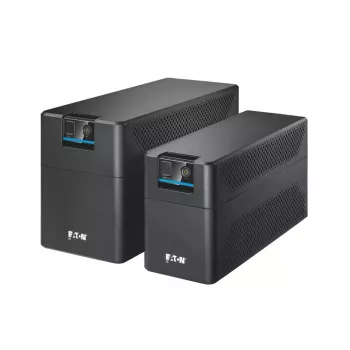 UPS torre Eaton 5E Gen2 550 Line-Interactive 0,55 kVA (300 W), 4 saídas C13, preto