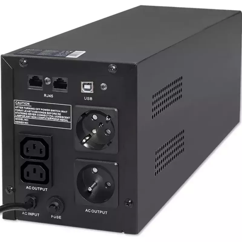 UPS Qoltec 53777 Line-Interactive 2 kVA 1200 W 4 tomadas AC