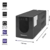 UPS Qoltec 53777 Line-Interactive 2 kVA 1200 W 4 tomadas AC