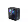 Caixa de PC ENDORFY Arx 500 ARGB ATX preta — vidro temperado, ARGB, ATX, GPU máx. 350 mm, altura do dissipador da CPU 179 mm, 7 slots de expansão