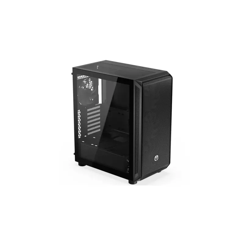 Caixa de PC ENDORFY Arx 500 ARGB ATX preta — vidro temperado, ARGB, ATX, GPU máx. 350 mm, altura do dissipador da CPU 179 mm, 7 slots de expansão
