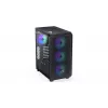 Caixa de PC ENDORFY Arx 500 ARGB ATX preta — vidro temperado, ARGB, ATX, GPU máx. 350 mm, altura do dissipador da CPU 179 mm, 7 slots de expansão