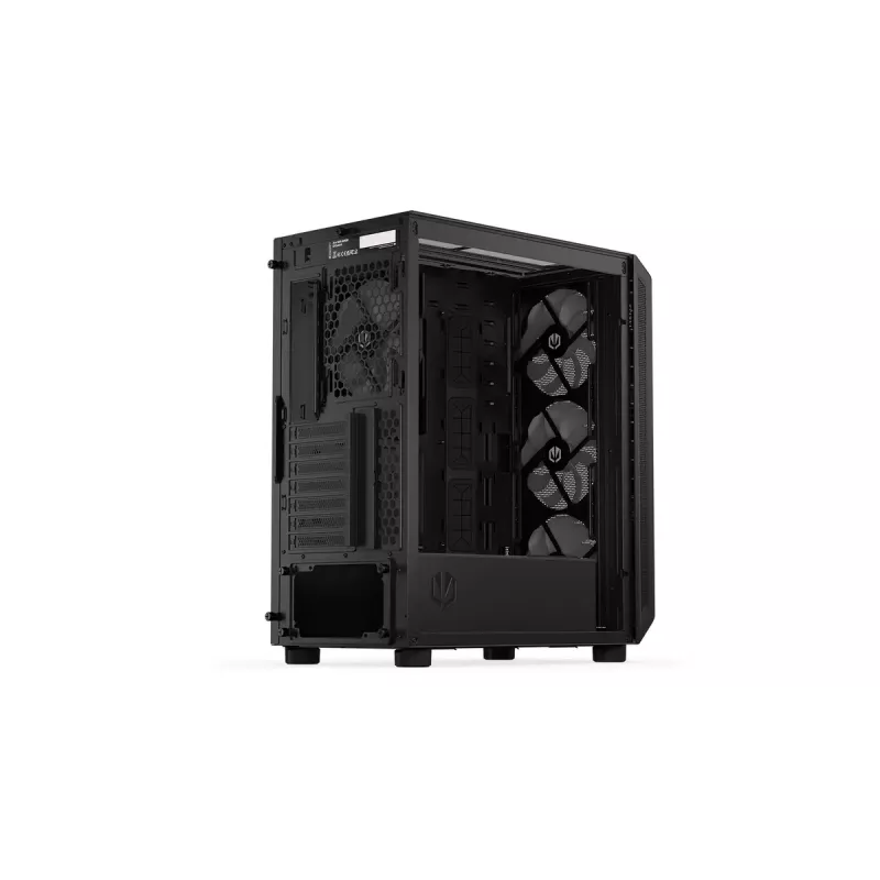 Caixa de PC ENDORFY Arx 500 ARGB ATX preta — vidro temperado, ARGB, ATX, GPU máx. 350 mm, altura do dissipador da CPU 179 mm, 7 slots de expansão