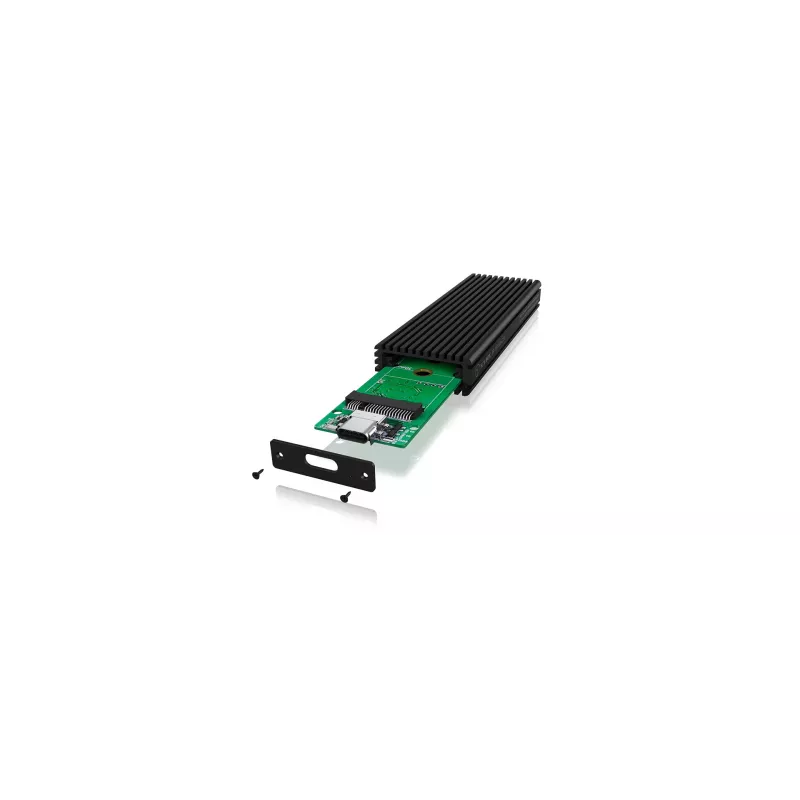 Caixa para SSD ICY BOX IB-1816M-C31 preta U.2