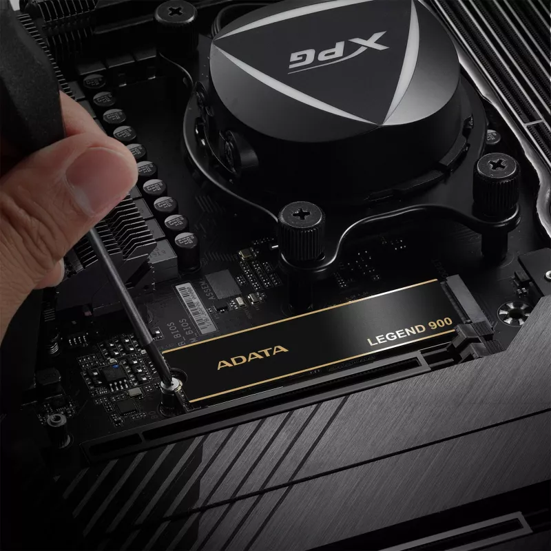 SSD M.2 2280 ADATA LEGEND 900 512 GB PCIe 4.0 NVMe 7000/5400 MB/s, TBW 1200, encriptação de hardware AES
