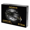 SSD M.2 2280 ADATA LEGEND 900 512 GB PCIe 4.0 NVMe 7000/5400 MB/s, TBW 1200, encriptação de hardware AES