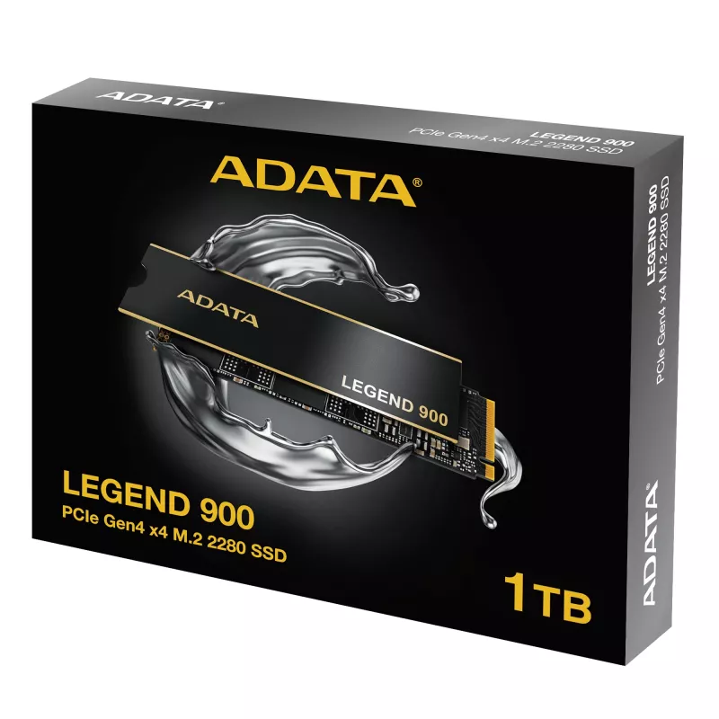 SSD M.2 interno ADATA LEGEND 900 1 TB PCIe 4.0 NVMe (2280) 7000/5400 MB/s, 3D NAND, TBW 1200