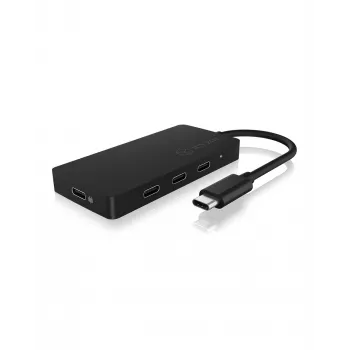 ICY BOX IB-HUB1429-CPD USB 3.2 Gen 2 (3.1 Gen 2) Type-C 10000 Mbit/s preto