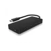 ICY BOX IB-HUB1429-CPD USB 3.2 Gen 2 (3.1 Gen 2) Type-C 10000 Mbit/s preto