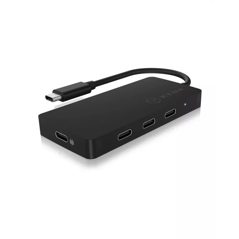 ICY BOX IB-HUB1429-CPD USB 3.2 Gen 2 (3.1 Gen 2) Type-C 10000 Mbit/s preto