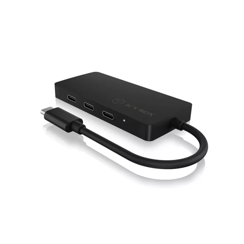 ICY BOX IB-HUB1429-CPD USB 3.2 Gen 2 (3.1 Gen 2) Type-C 10000 Mbit/s preto