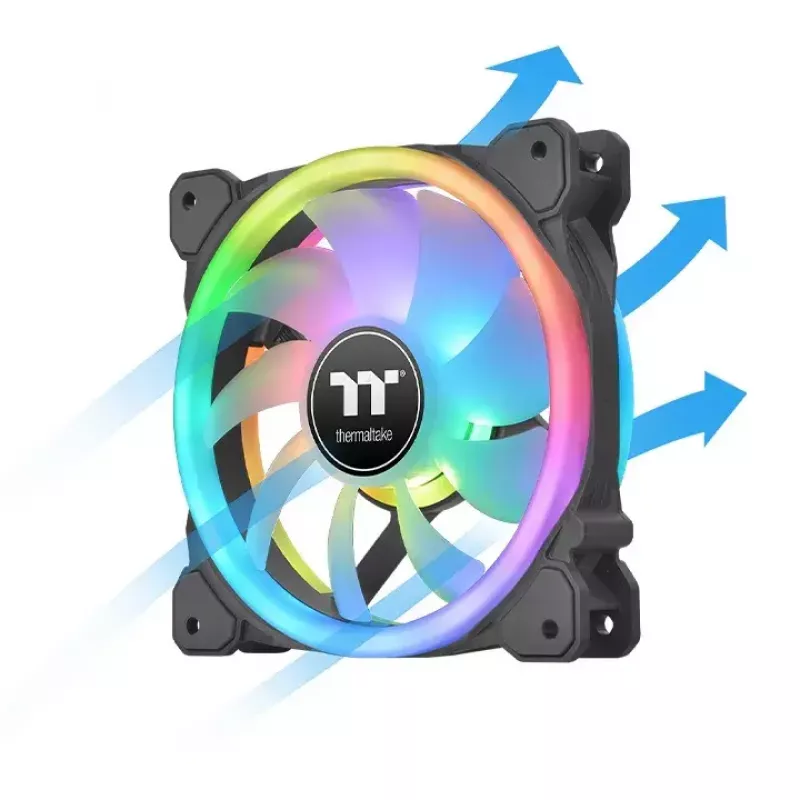 Ventoinha Thermaltake SWAFAN 12 RGB 12 cm preto 500–2000 RPM