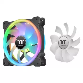 Ventoinha Thermaltake SWAFAN 12 RGB 12 cm preto 500–2000 RPM