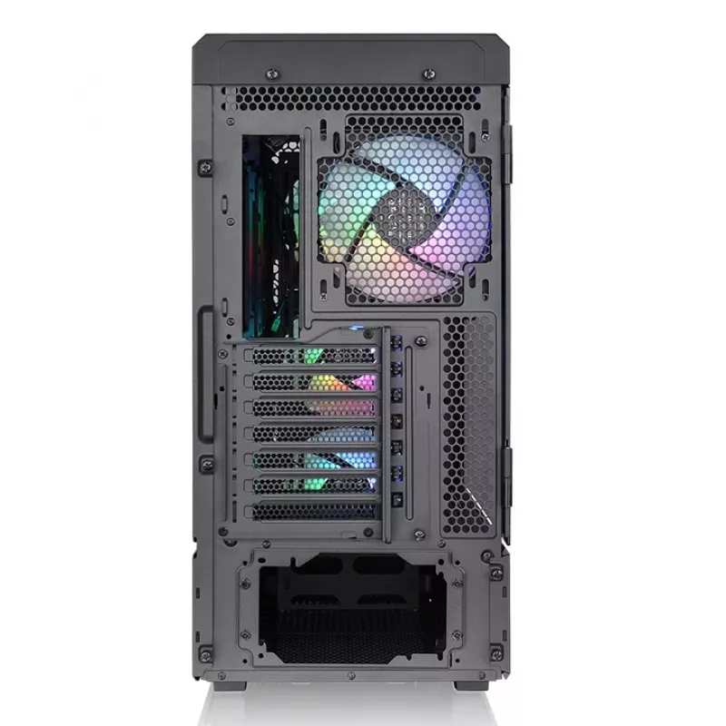 Thermaltake Ceres 500 TG ARGB caixa de PC Midi Tower, E-ATX, vidro temperado, 3 ventoinhas ARGB de 140 mm frontais, USB-C, preta