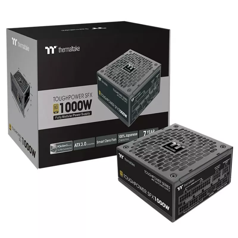 Fonte de alimentação THERMALTAKE - Toughpower SFX 1000W Gold - TT Premium Edition