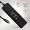 Axagon HUE-C1C Hub TRAVEL 4x USB 5Gbps, entrada de energia USB-C, cabo USB-C de 19 cm