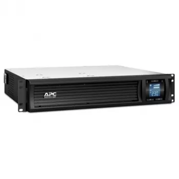 APC Smart-UPS C, Line-Interactive, 2000VA, Rackmount 2U, 230V, 6x tomadas IEC C13, comunicação USB e série, AVR, LCD gráfico