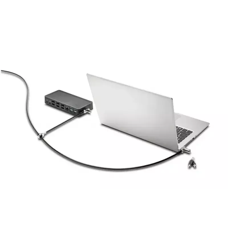 Cabo de segurança Kensington Universal 3-in-1 Keyed com Twin Lockheads