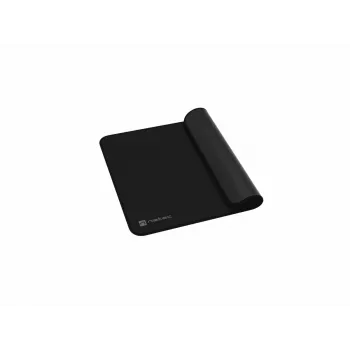 Tapete de rato NATEC série Colors — preto, tecido e borracha, 300×250×2,5 mm
