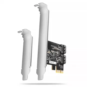 Adaptador SATA interno Axagon PCES-SJ2 PCIe 2 Gbit/s preto