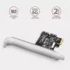 Adaptador SATA interno Axagon PCES-SJ2 PCIe 2 Gbit/s preto