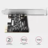 Adaptador SATA interno Axagon PCES-SJ2 PCIe 2 Gbit/s preto