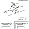 Placa de indução Electrolux LIT30230C — 2 zonas de encastre, 29 cm de largura, preto, controlo tátil, zonas de 210/145 mm