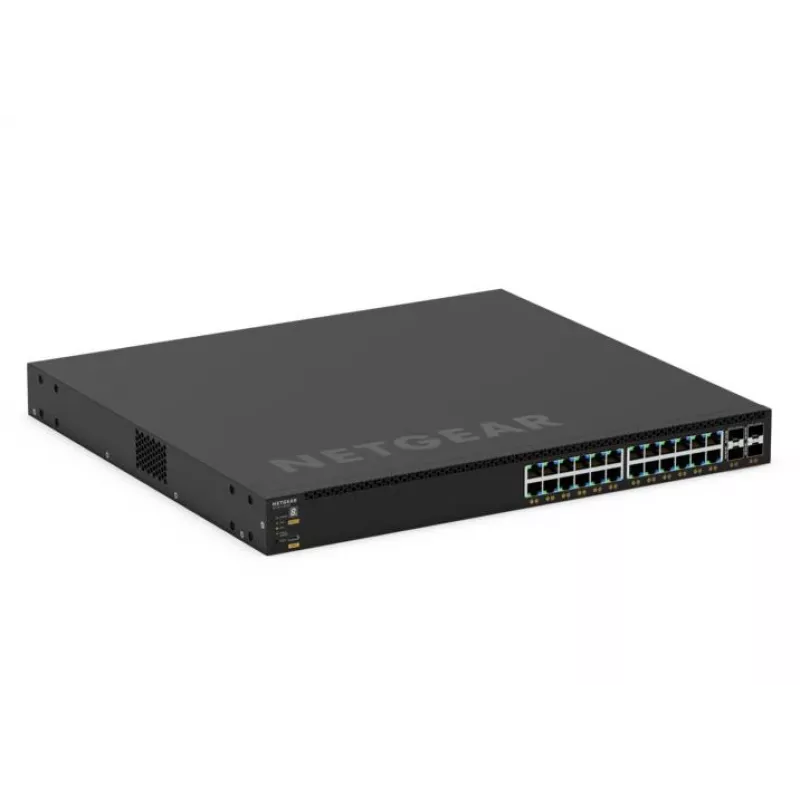 NETGEAR GSM4328-100AJS Managed L3 Gigabit Ethernet (10/100/1000) Power over Ethernet (PoE) 1U preto
