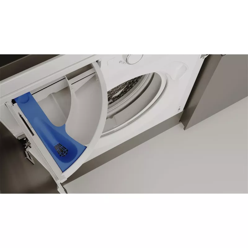 Whirlpool BI WMWG 81485 PL máquina de lavar roupa de encastrar, carga frontal, 8 kg, 14 programas, classe energética B, branca
