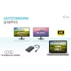 Adaptador de vídeo i-tec USB-C Dual 4K/60Hz (Single 8K/30Hz) HDMI