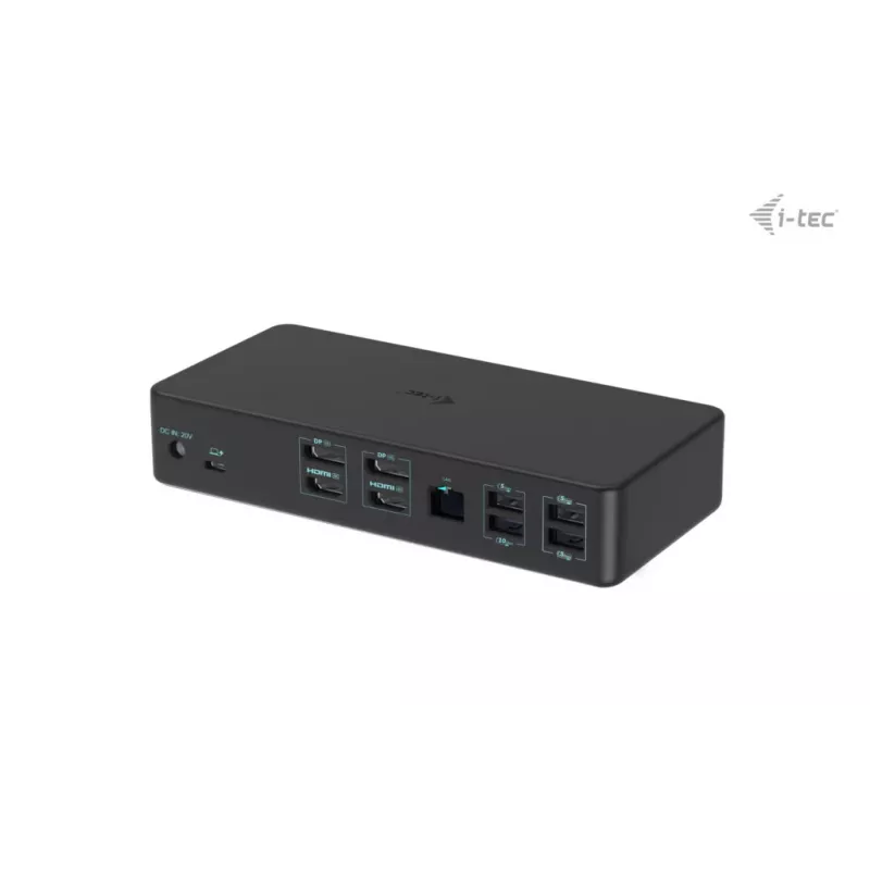 Docking station i-tec USB 3.0 / USB-C / Thunderbolt 3 Professional Dual 4K Display Geração 2 + Power Delivery 100W