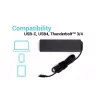 Carregador universal i-tec USB-C PD 3.0 100W interior preto