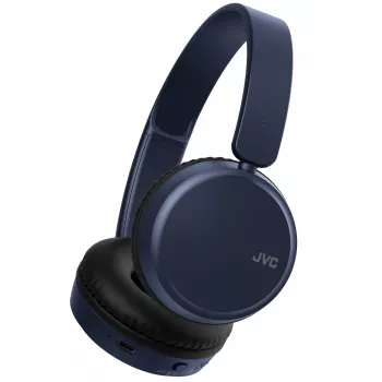 Auscultadores On-Ear JVC HA-S36W-A-U – Bluetooth 5.2, 35 h de autonomia, microfone integrado, azul