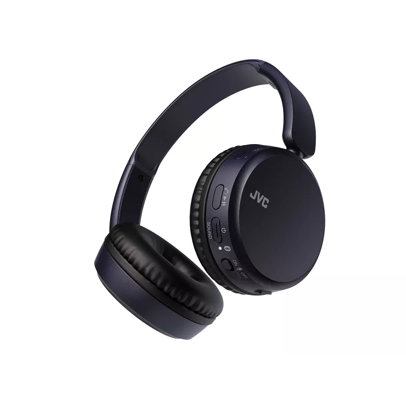JVC HA-S36W-A-U auscultadores sem fios, Bluetooth, multipoint, 35 h de reprodução, microfone integrado, USB-C, azuis