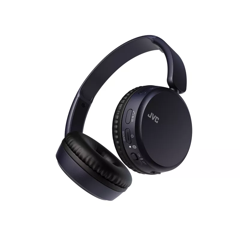 JVC HA-S36W-A-U auscultadores sem fios, Bluetooth, multipoint, 35 h de reprodução, microfone integrado, USB-C, azuis