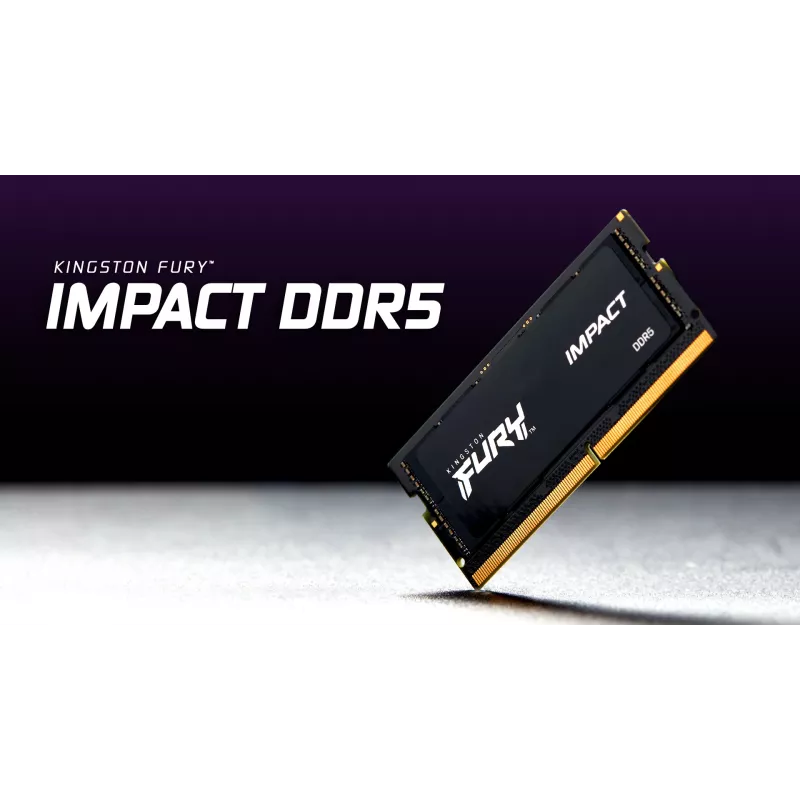 Kingston Technology FURY 64GB 5600MT/s DDR5 CL40 SODIMM (Kit de 2) Impact PnP