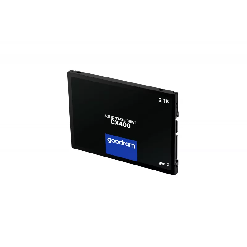 GOODRAM CX400 Gen.2 SSDPR-CX400-02T-G2 SSD de 2 TB 2,5 polegadas SATA III, 3D TLC NAND, leitura 550 MB/s, escrita 500 MB/s, 7 mm