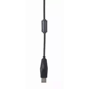 Rato gaming USB com fio GEMBIRD MUS-UL-02 — ambidestro, 2400 DPI, 6 botões, preto