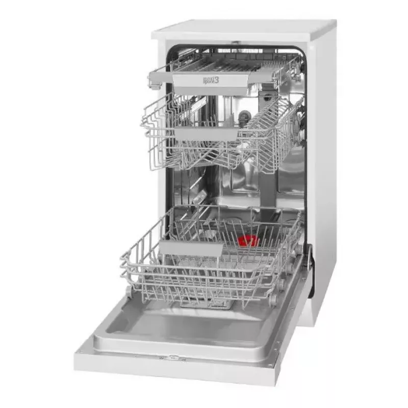 AMICA DFM44C7EOQWH máquina de lavar loiça, motor sem escovas SilentDrive 2.0, OpenDry, SteamPower, AquaStop, classe energética C