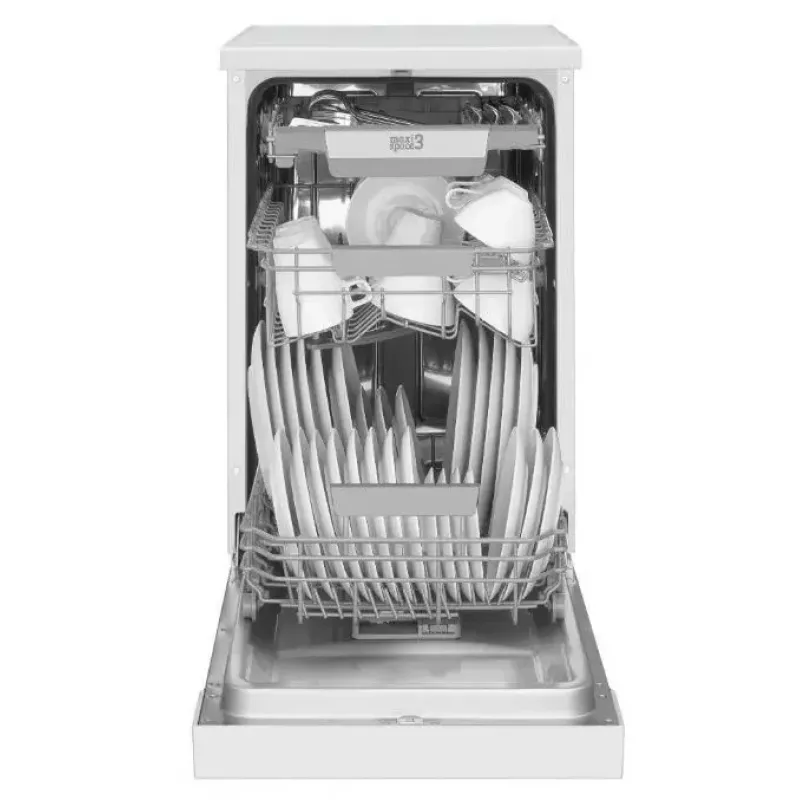 AMICA DFM44C7EOQWH máquina de lavar loiça, motor sem escovas SilentDrive 2.0, OpenDry, SteamPower, AquaStop, classe energética C