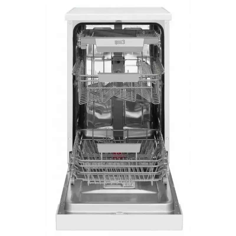 AMICA DFM44C7EOQWH máquina de lavar loiça, motor sem escovas SilentDrive 2.0, OpenDry, SteamPower, AquaStop, classe energética C