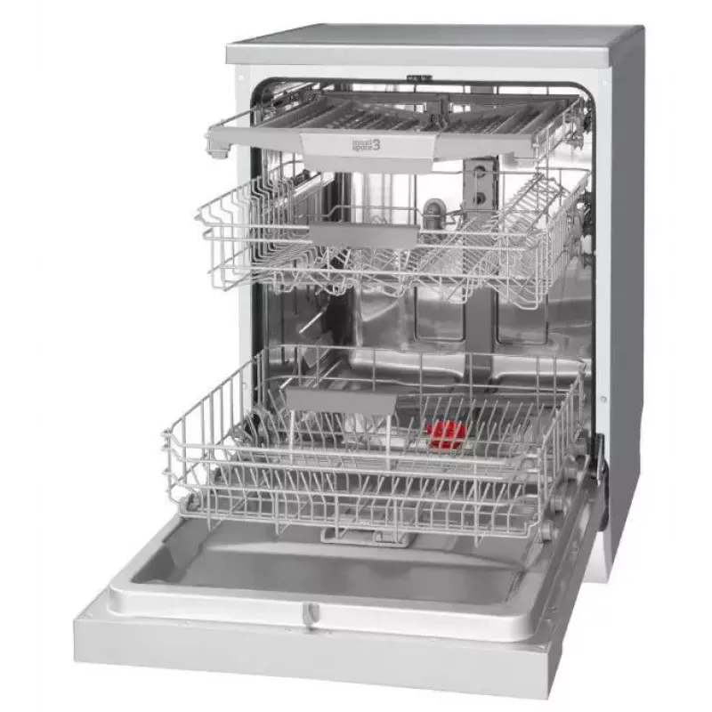 Máquina de lavar loiça de instalação livre AMICA DFM64C7EOQIH, 14 conjuntos de louça, inox, 47 dB, classe energética C