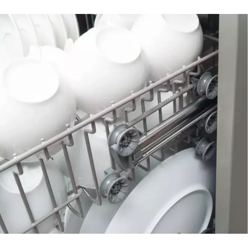 Máquina de lavar loiça de instalação livre AMICA DFM64C7EOQIH, 14 conjuntos de louça, inox, 47 dB, classe energética C